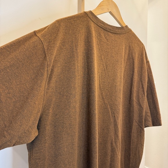 Carhartt Men's Loose Fit Brown Short Sleeve Pocket T-Shirt Size XL Casual - Picture 7 of 10